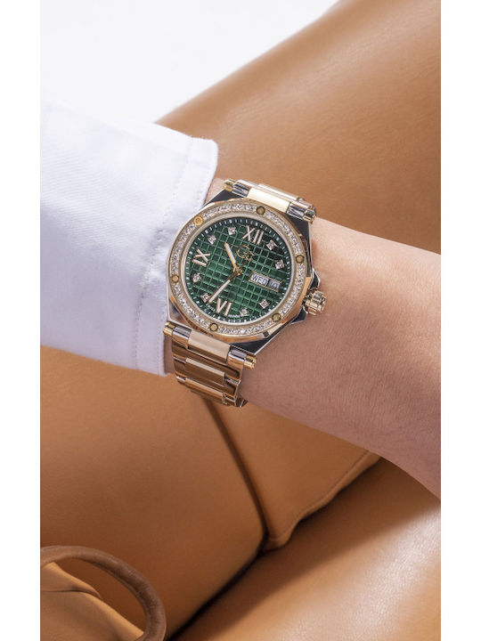 GC Watches Legacy Lady Women's Watch with Gold Metal Bracelet
