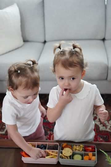 Melii – Δοχείο Σνακ Χωρίσματα Mini Grey