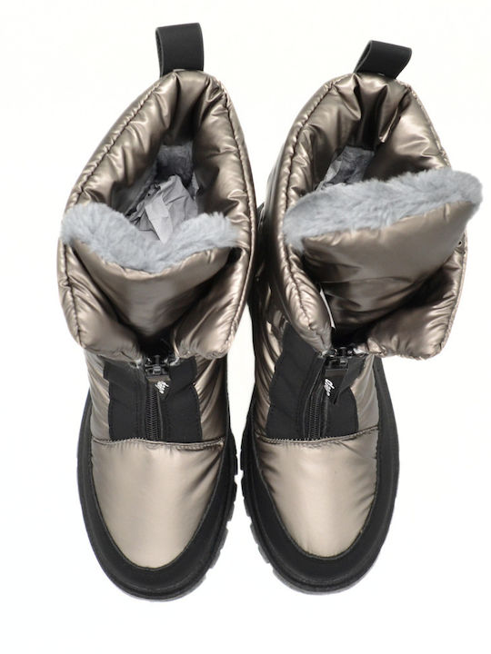 Women's Ankle Boots Silver