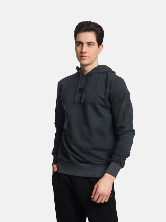 Paco & Co Sweatshirt Fleece with Hood Black