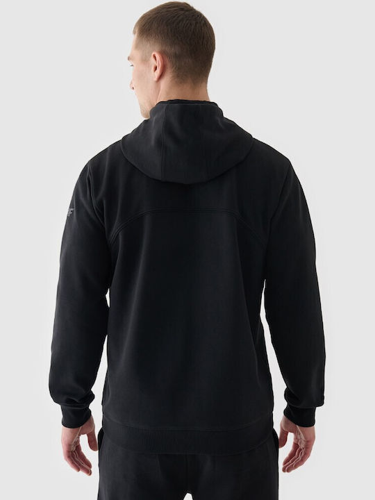 4F Sweatshirt with Hood Black