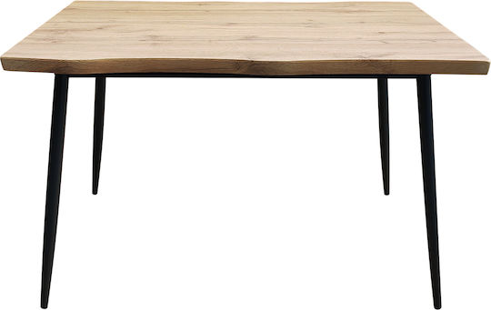 Amadora Τραπεζαρίας Φυσικό/μαύρο 120x80x75εκ. Amadora Τραπεζαρίας Φυσικό/μαύρο 120x80x75εκ.