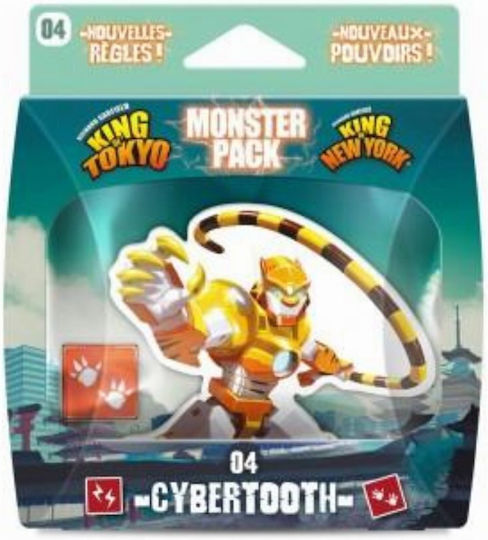 Επέκταση Παιχνιδιού King of Tokyo & King of New York: Monster Pack Cyber Tooth για 2-6 Παίκτες 12+ Ετών (EN) Iello