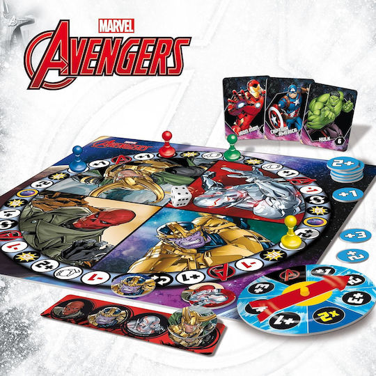 Brettspiel Unite Game Marvel Avengers für 2-4 Spieler 7+ Jahre (EN) Lisciani Giochi