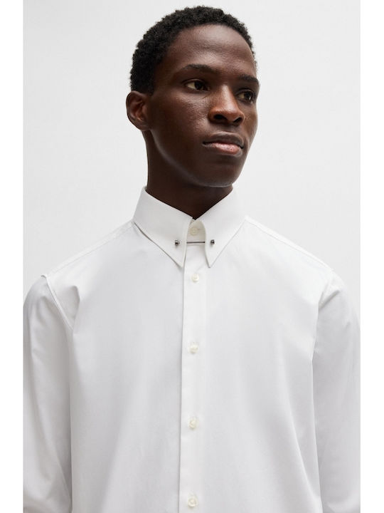 Hugo Vikko Cotton Shirt White
