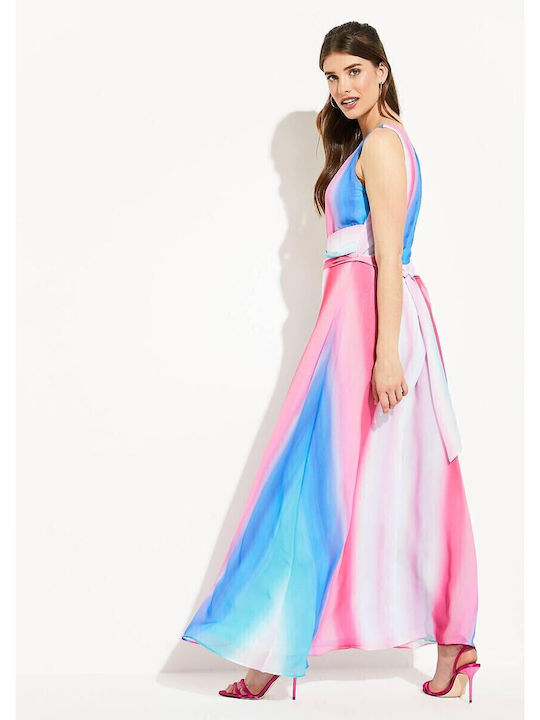 Sommer Maxi Damenkleid Für Hochzeit - Taufe Fuchsie
