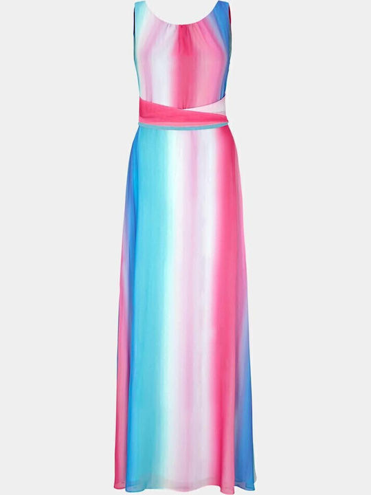Sommer Maxi Damenkleid Für Hochzeit - Taufe Fuchsie