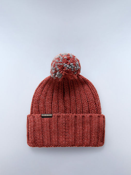Semiury Beanie Γυναικείος Σκούφος Πλεκτός σε Λευκό χρώμα