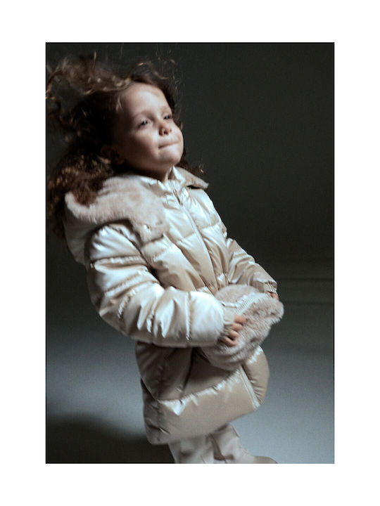 Evita Kids Casual Jacket with Hood BEZ