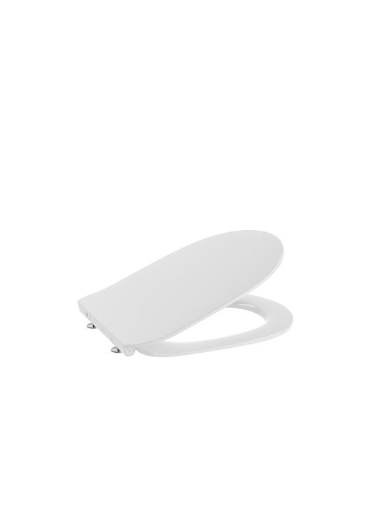 Roca Gap Round Λεκάνη Κρεμαστή Rimless με Slim Κάλυμμα Soft Close