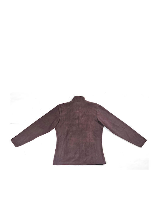 Whistler Women's Fleece Cardigan Maroon