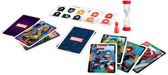 Board Game Shuffle Fun - Marvel Heroes Assemble for 2-4 Players 8+ Years Old (EN) Cartamundi
