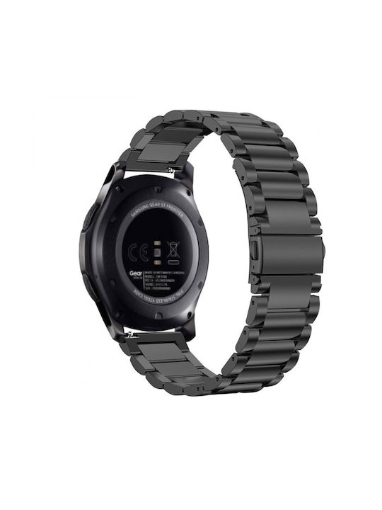 Techsuit W010 Armband Rostfreier Stahl Silber (Samsung Galaxy Watch (46mm) / Watch 3 / Gear S3, Huawei Watch GT / GT 2 / GT 2e / GT 2 Pro / GT 3 (46mm)) KF2313153