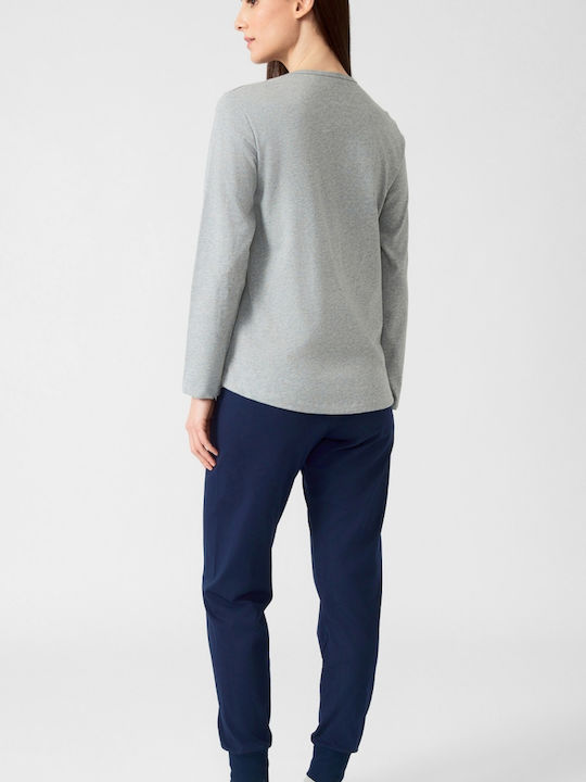 Minerva Winter Women's Pyjama Set Gray