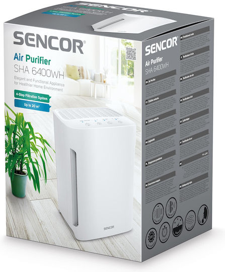 Sencor Ionizator / Purificator de Aer 60W pentru Spații 20m²