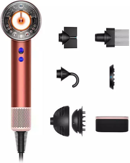 Dyson HD16 Supersonic Nural Gift Pack Hair Dryer with Diffuser 1600W Strawberry Bronze/Blush Pink