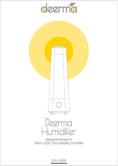 Deerma Luftbefeuchter Ultraschall 25W für Räume 25m²
