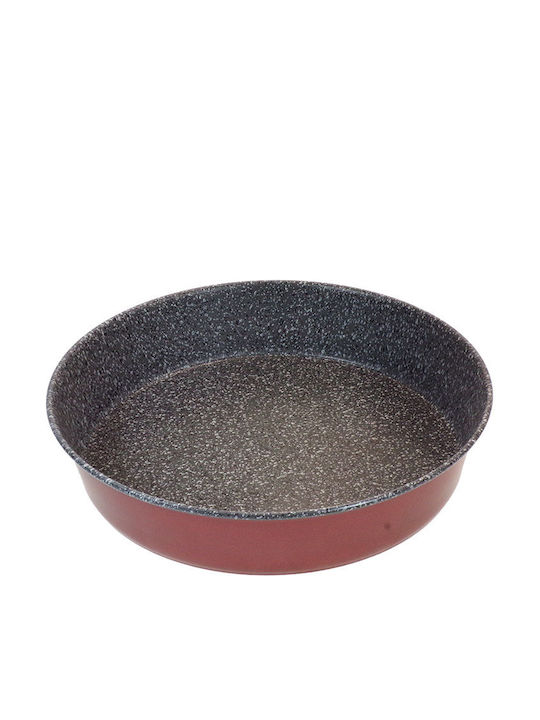 Keystone Iris Granite Aluminum Round Baking Pan with Stone Coating 28cm