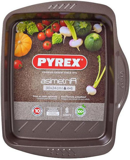 Pyrex Asimetria Tavă de Copt din Aluminiu cu Acoperire Antiaderentă 30x24cm