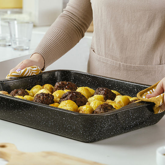 Nava Nature Aluminum Baking Pan with Stone Coating 33.5x39.5cm
