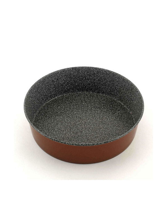 Keystone Aluminum Round Baking Pan with Stone Coating 26cm