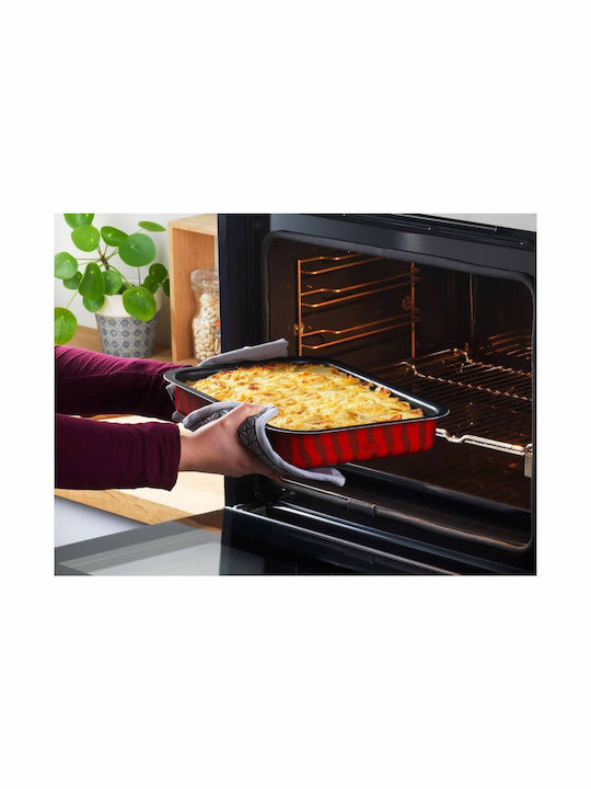 Tefal Tempo Flame Aluminum Rectangular Baking Pan with Non-stick Coating 41x29cm
