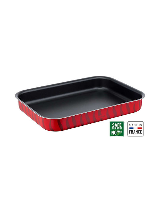 Tefal T-Flam Aluminum Rectangular Baking Pan with Non-stick Coating 31x24cm