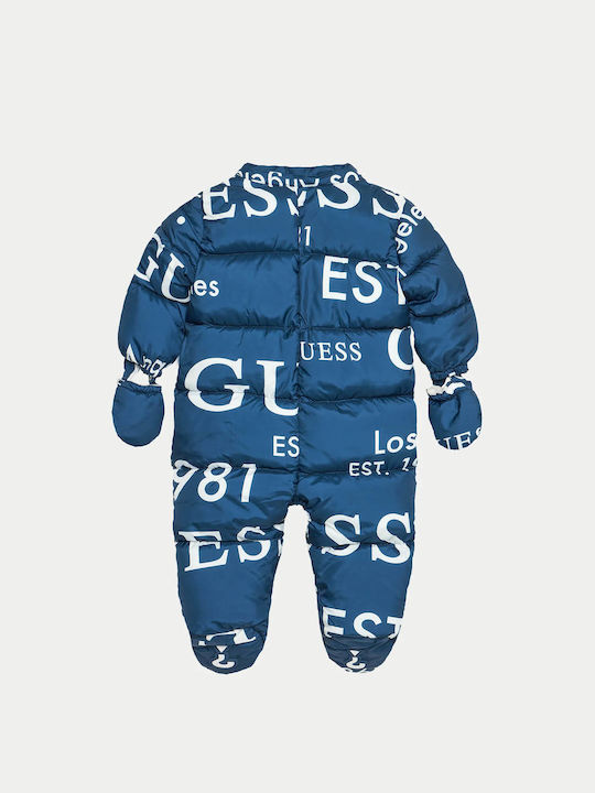 Guess Baby Bodysuit Exit Long-Sleeved BLUE