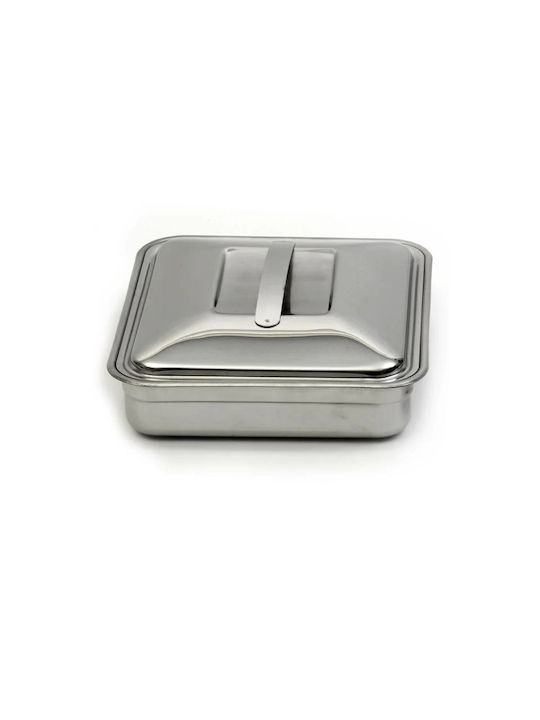 Cook-Shop Backform mit Deckel aus Rostfreiem Stahl