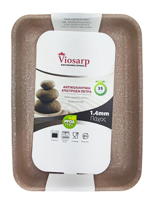 Viosarp Aluminum Baking Pan with Stone Coating No22398