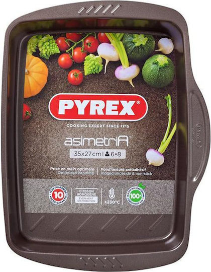 Pyrex Асиметрично Алуминиево Тава с Незалепващо Покритие 35x27см