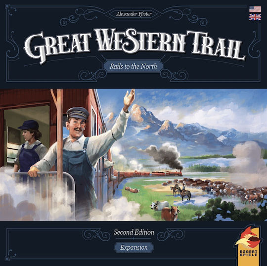 Настолна игра Great Western Trail: Second Edition – Rails To The North за 1-4 играчи 12+ години (EN) Eggert Spiele
