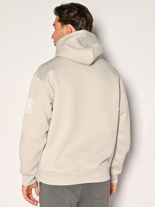 Brokers Jeans Sweatshirt with Hood Gray