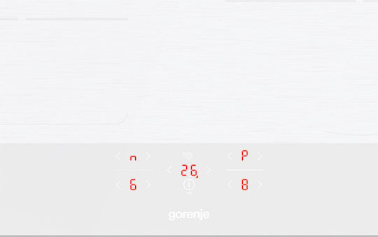Gorenje Επαγωγική Εστία Αυτόνομη με Λειτουργία Κλειδώματος 59.5x52εκ. Λευκή