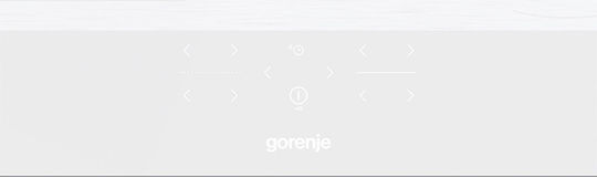 Gorenje Επαγωγική Εστία Αυτόνομη με Λειτουργία Κλειδώματος 59.5x52εκ. Λευκή