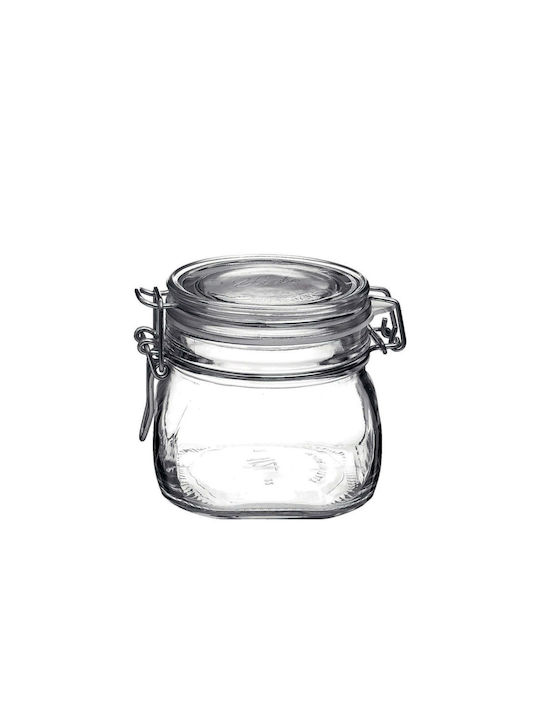 Bormioli Rocco Fido Vase General Use with Airtight Lid Glass Transparent 200ml