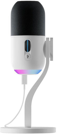 Logitech G Yeti Δυναμικό Μικρόφωνο USB Επιτραπέζιο σε Λευκό Χρώμα