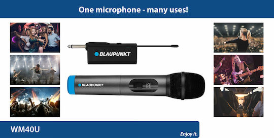 Blaupunkt WM40U Set Wireless Microphone Handmade for Vocals