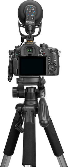 Saramonic VMIC 5 Pro Кондензатор (Малка диафрагма) Микрофон Шоково монтиран за Камера в Черен Цвят