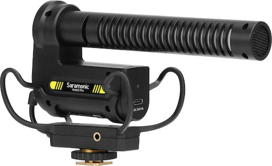 Saramonic VMIC 5 Pro Кондензатор (Малка диафрагма) Микрофон Шоково монтиран за Камера в Черен Цвят