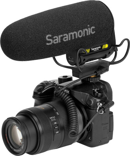 Saramonic VMIC 5 Pro Кондензатор (Малка диафрагма) Микрофон Шоково монтиран за Камера в Черен Цвят