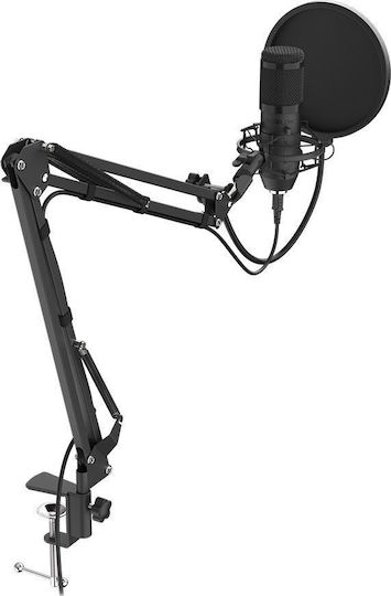 Krux Edis 1000 Σετ Μικρόφωνο USB Shock Mounted για Κινητό
