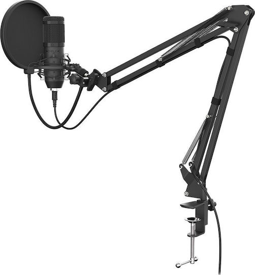 Krux Edis 1000 Σετ Μικρόφωνο USB Shock Mounted για Κινητό