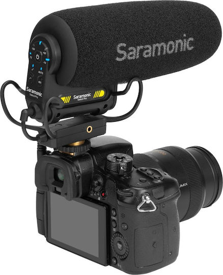 Saramonic VMIC 5 Pro Кондензатор (Малка диафрагма) Микрофон Шоково монтиран за Камера в Черен Цвят