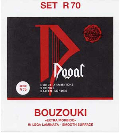 Dogal Set of Steel Strings for Bouzouki R70 70"