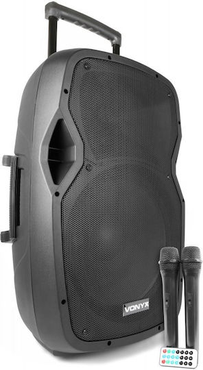 Vonyx Ηχείο Karaoke με Ασύρματα Μικρόφωνα AP1500PA 170.337 Μαύρο