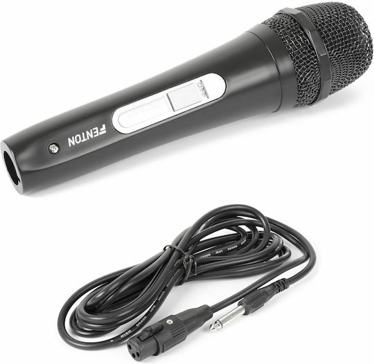 Fenton Μικρόφωνο Karaoke Ενσύρματo DM110 173.466 Μαύρο