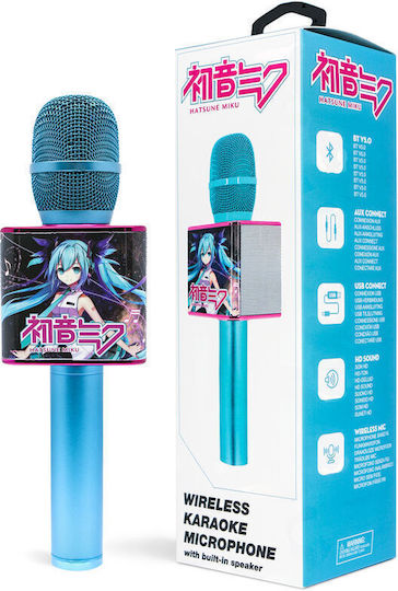 OTL Wireless Microphone Karaoke Hatsune Miku HM1013 Blue