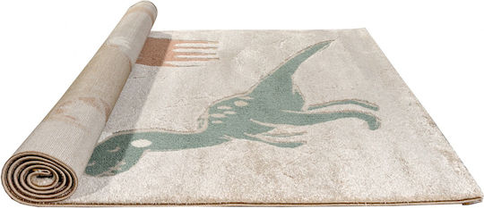 Tzikas Carpets Παιδικό Χαλί Μπεζ 80x150cm