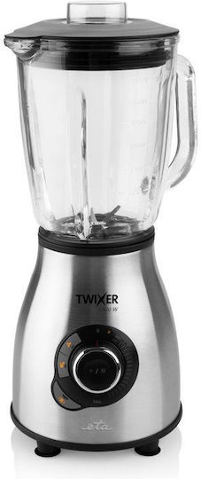 ETA Twixer 6011 90000 Blender with Glass Jug 1.75 lt 1000W Inox
